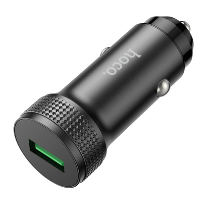 Chargeur Auto HOCO Z49A, 18W, 3A, 1 x USB-A, Noir