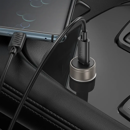 HOCO Z57 Car Charger, 30W, 3A, 1 x USB-C, Gray