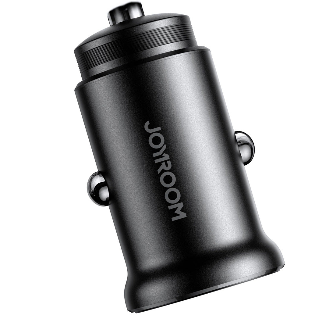 Joyroom JR-CCN06 Car Charger, 30W, 3A, 2 x USB-C, Black