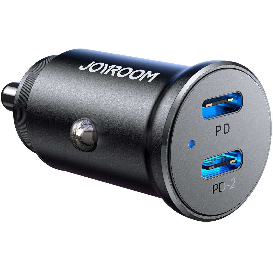 Joyroom JR-CCN06 Car Charger, 30W, 3A, 2 x USB-C, Black