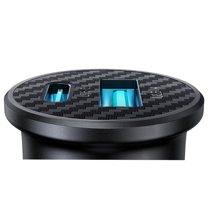 Chargeur de voiture Joyroom JR-CCN16 Mini, 12W, 2.4A, 1 x USB-A - 1 x USB-C, Noir