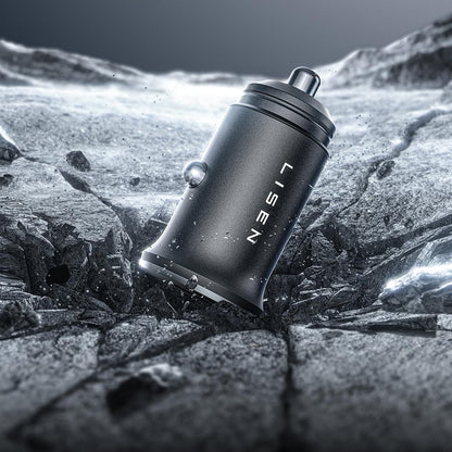 Chargeur Auto Lisen, 45W, 3A, 2 x USB-C, Noir YL0223080007