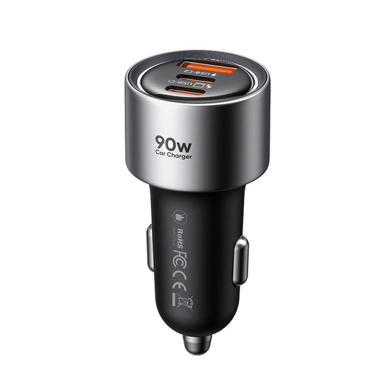 Chargeur Auto McDodo CC-3110 Gana, 90W, 3A, 1 x USB-A - 2 x USB-C, Noir