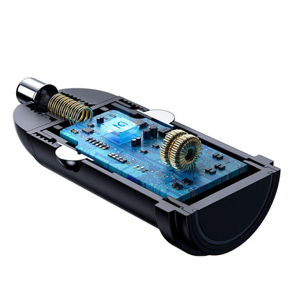 Chargeur Auto McDodo CC-7491 Obsidian, 30W, 3A, 1 x USB-C, Noir