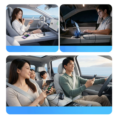 Chargeur Auto Orico HyperDrive, 165W, 5A, 1 x USB-A - 2 x USB-C, Noir