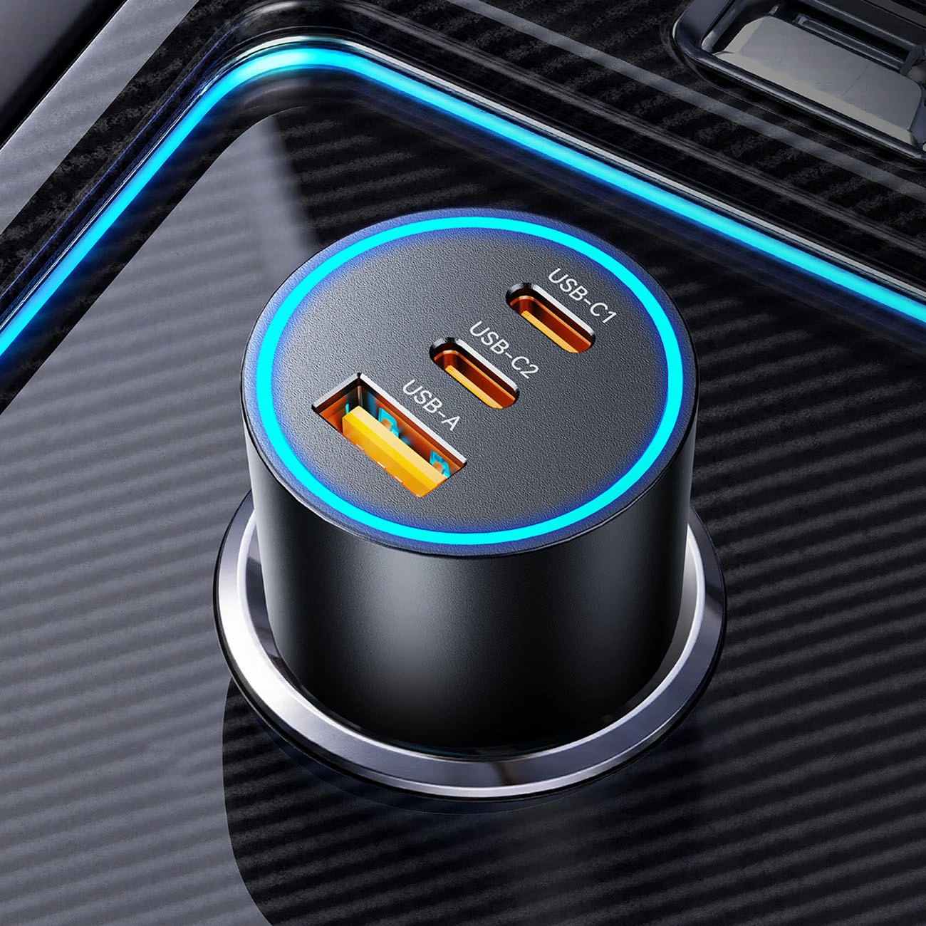 Chargeur Auto Orico HyperDrive, 165W, 5A, 1 x USB-A - 2 x USB-C, Noir