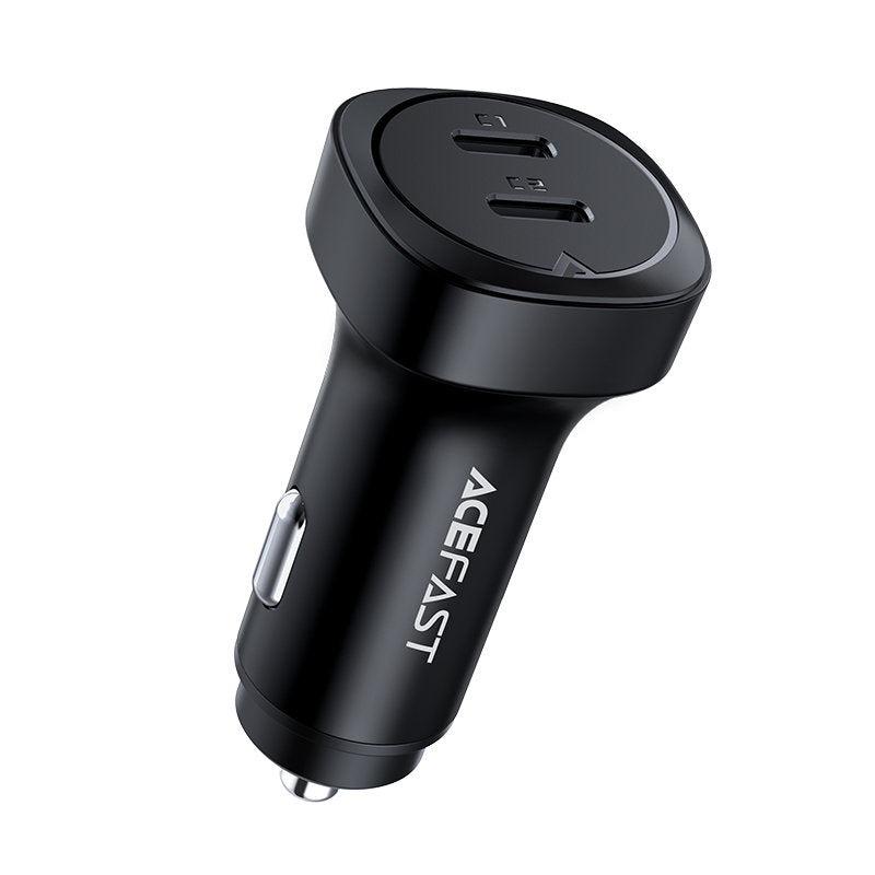 Acefast B2 Car Charger, 72W, 3A, 2 x USB-C, Black