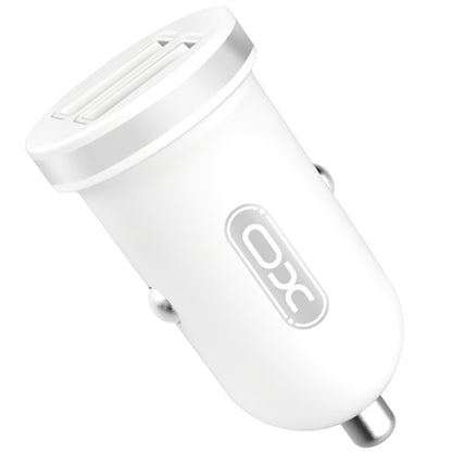 XO Design CC-18 Car Charger, 10.5W, 2.1A, 2 x USB-A, White