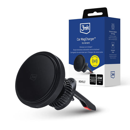 Chargeur Auto Sans Fil 3MK, 15W, 1.67A, Noir
