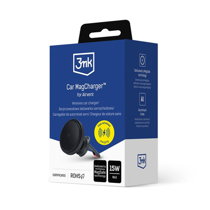 Chargeur Auto Sans Fil 3MK, 15W, 1.67A, Noir