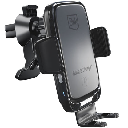 Chargeur Auto Sans Fil 3MK Drive&Charge, 15W, 1.67A, Noir