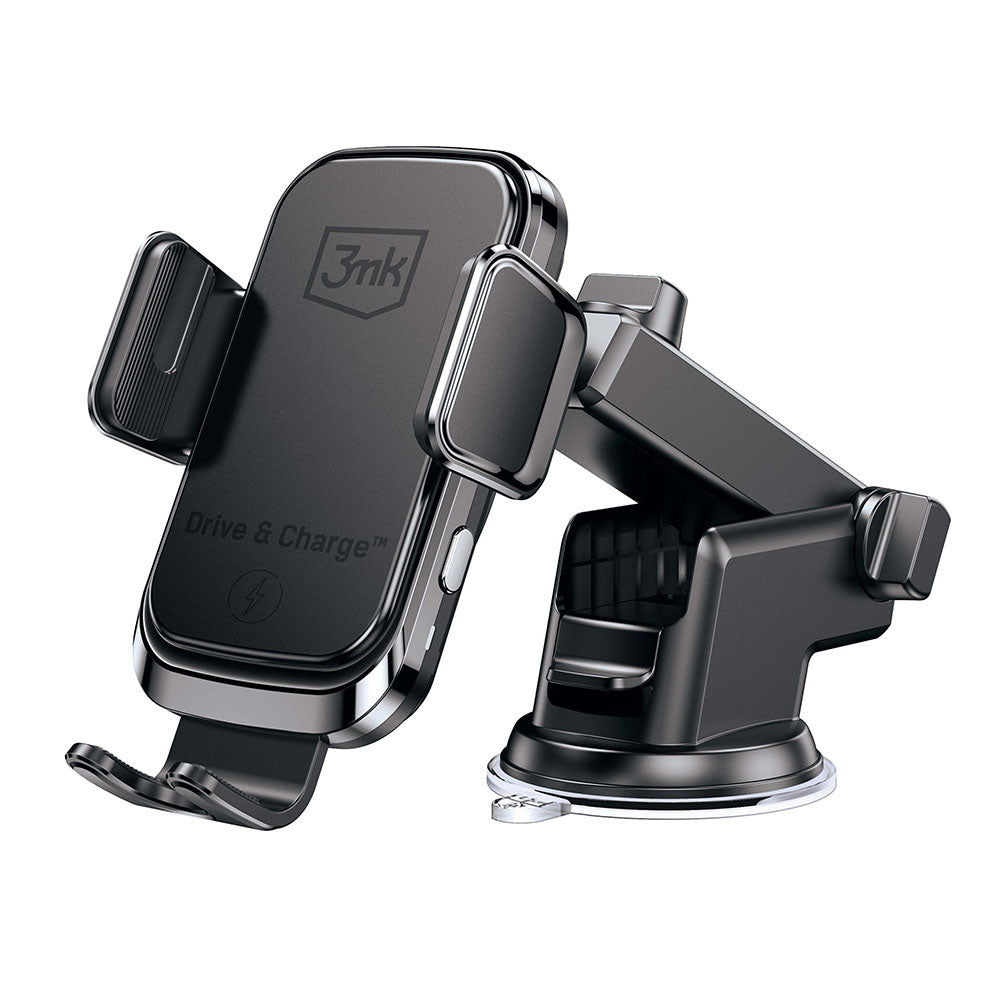 Chargeur Auto Sans Fil 3MK Drive&Charge, 15W, 1.67A, Noir