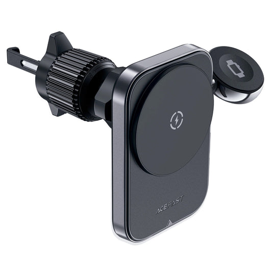 Chargeur Auto Sans Fil Acefast D18 2en1, 15W, 1.67A, Noir