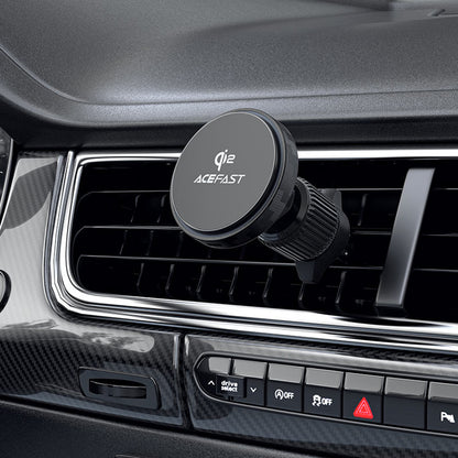 Acefast D33 Wireless Car Charger, 15W, 1.67A, Black