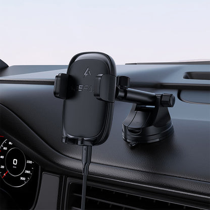 Chargeur Auto Sans Fil Acefast D49, 15W, 1.67A, Noir