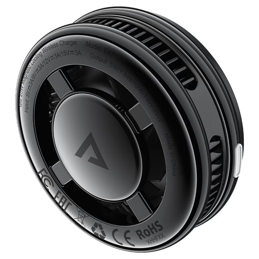 Chargeur Réseau Sans Fil Acefast E47 2en1, 25W, Noir
