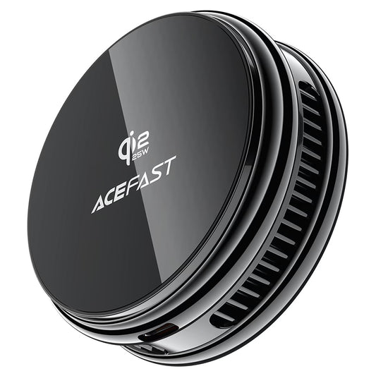 Chargeur Réseau Sans Fil Acefast E47 2en1, 25W, Noir