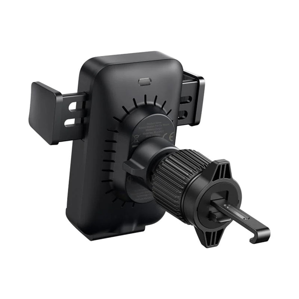 Chargeur Auto Sans Fil Baseus Wisdom Pro Vent, 15W, 1.67A, Noir C40381501123-00