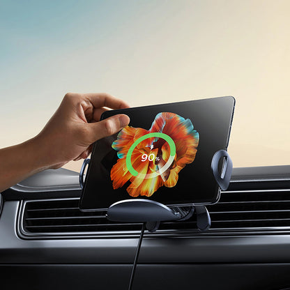 Chargeur Auto Sans Fil Baseus LightChaser, 15W, 1.67A, Noir, Reconditionné C40355901111-00