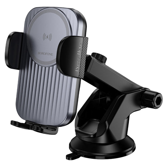 Chargeur Auto Sans Fil Borofone BH222 Leading, 15W, 1.67A, Noir