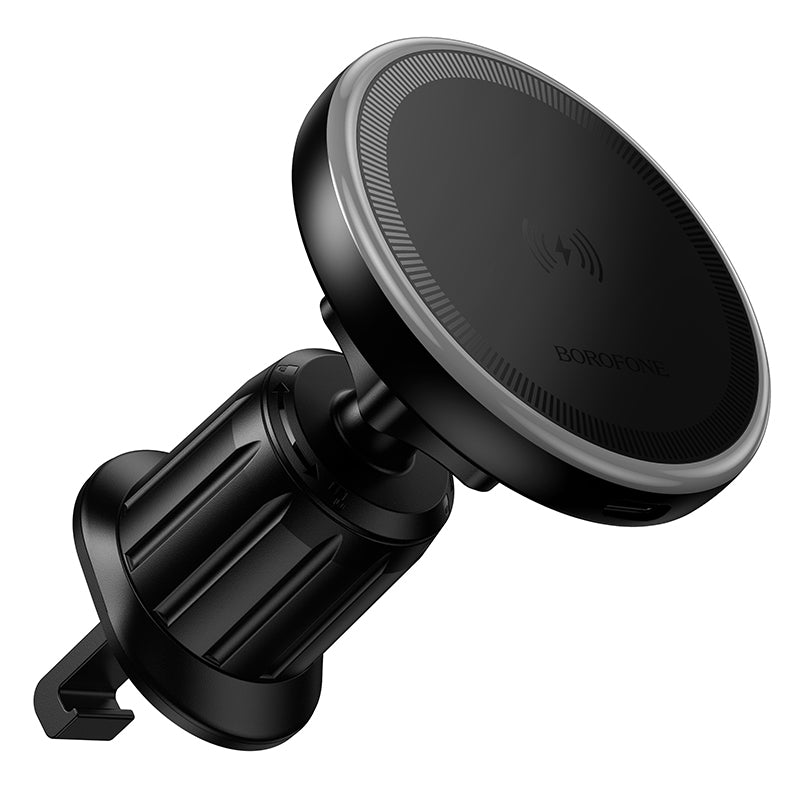 Chargeur Auto Sans Fil Borofone BH224 Flash, 15W, 1.67A, Noir