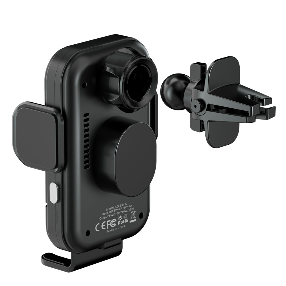 Chargeur Auto Sans Fil BWOO ZJ137, 15W, 1.67A, Noir