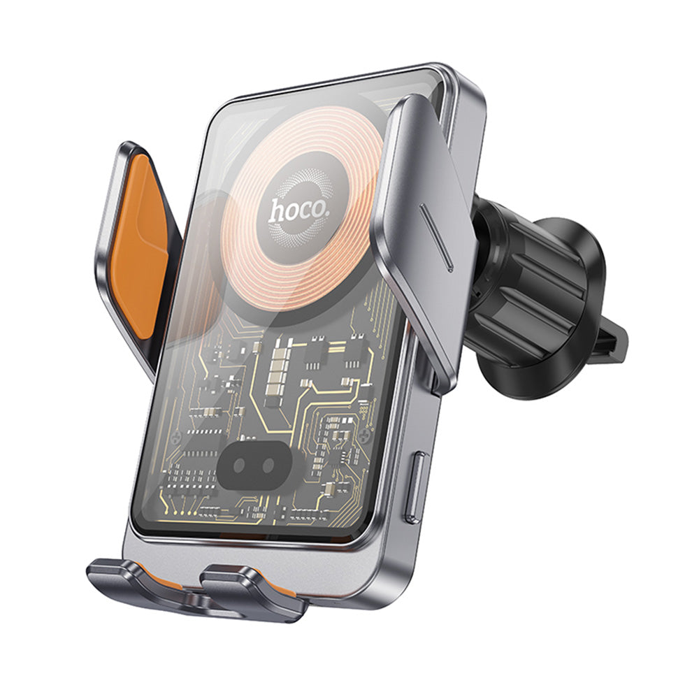 Chargeur Auto Sans Fil HOCO HW7, 15W, 1.67A, Noir