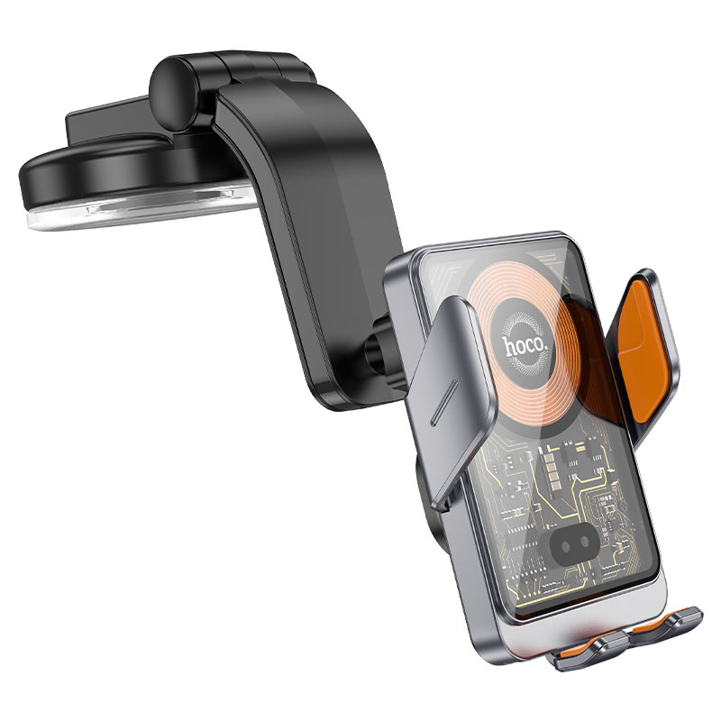 Chargeur Auto Sans Fil HOCO HW8, 15W, 1.67A, Noir