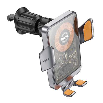 Chargeur Auto Sans Fil HOCO HW7, 15W, 1.67A, Noir