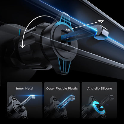 Lisen Wireless Car Charger, 15W, 1.67A, Black YL0223070007