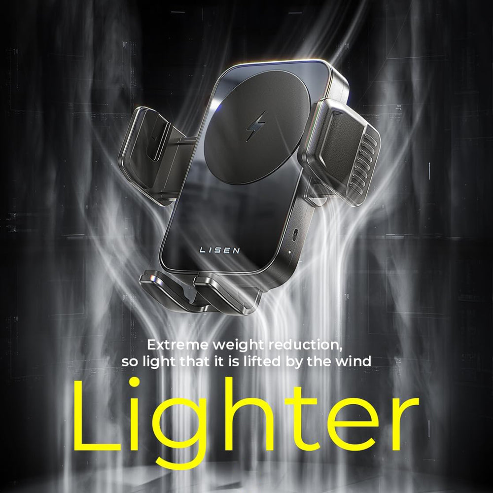 Chargeur Auto Sans Fil Lisen W605, 15W, 1.67A, Noir YL0225030014