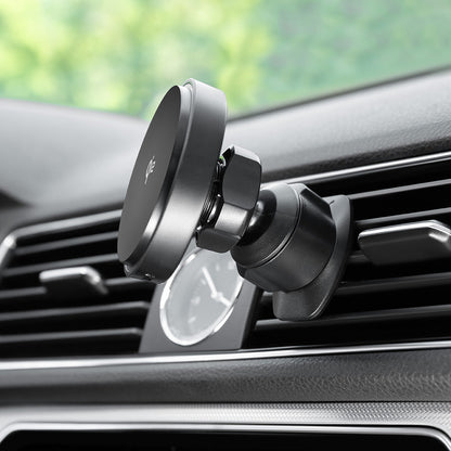 Chargeur Auto Sans Fil Proove Light Circle, 15W, 1.67A, Gris WHLC15010002