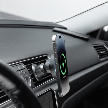 Chargeur Auto Sans Fil Proove Light Circle, 15W, 1.67A, Noir WHLC15010001