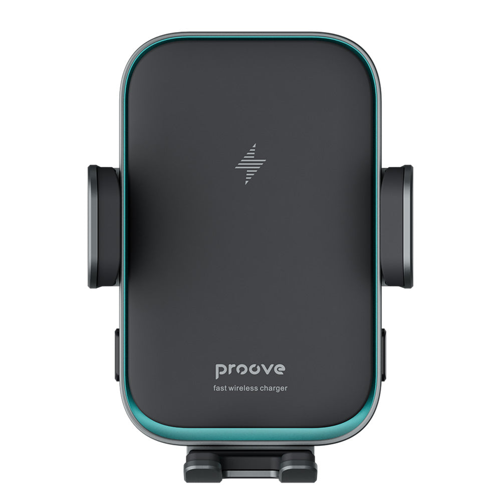 Chargeur Auto Sans Fil Proove Triple Clamp Pro, 15W, 1.67A, Gris WHTP15010004