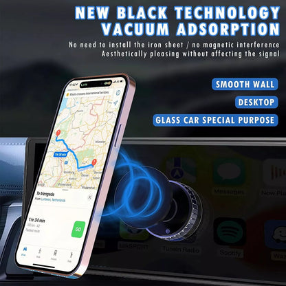 Chargeur Auto Sans Fil Techsuit HOLD253, 15W, 1.67A, Noir