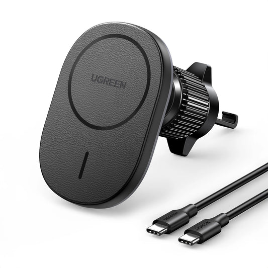 Chargeur Auto Sans Fil UGREEN CD345 Vent, 15W, 1.67A, Noir