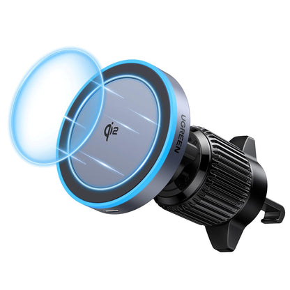 Chargeur Auto Sans Fil UGREEN W708, 15W, 1.67A, Noir