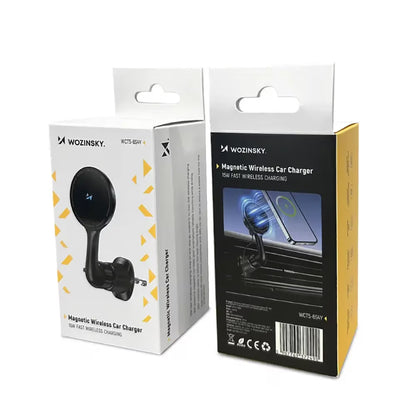 Chargeur Auto Sans Fil WZK WCT5-6S4Y, 15W, 1.67A, Noir