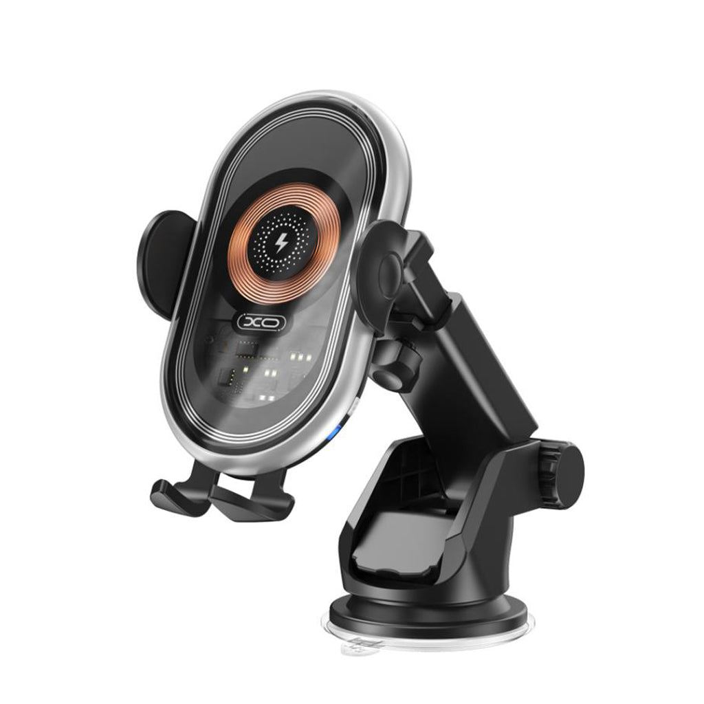 Chargeur Auto Sans Fil XO Design WX038, 15W, 1.67A, Noir