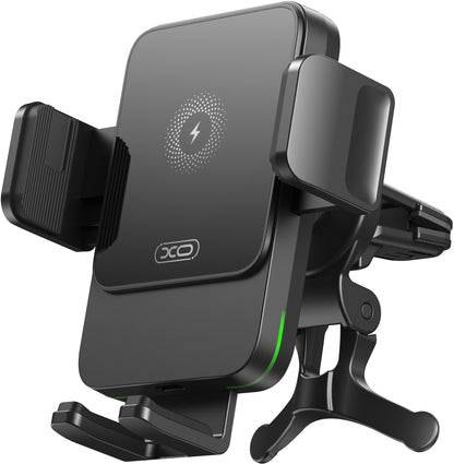 Chargeur Auto Sans Fil XO Design WX041 Vent, 15W, 1.67A, Noir