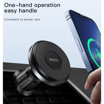 Chargeur Auto Sans Fil Yesido C190, 15W, 1.67A, Noir