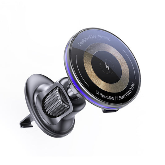 Chargeur Auto Sans Fil Yesido C308, 15W, 1.67A, Noir