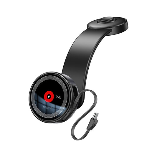 Chargeur Auto Sans Fil Yesido C314, 15W, 1.67A, Noir