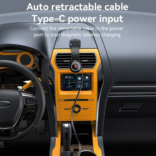 Chargeur Auto Sans Fil Yesido C314, 15W, 1.67A, Noir