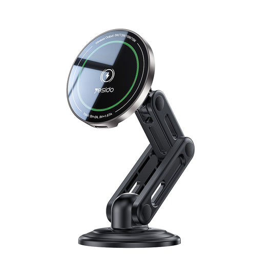 Chargeur Auto Sans Fil Yesido C317, 15W, 1,67A, Noir
