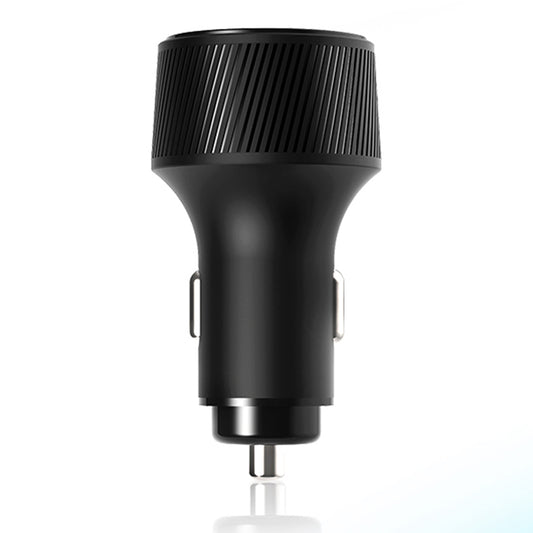 Chargeur de voiture Yesido Y31 Display, 18W, 3A, 2 x USB-A, Noir