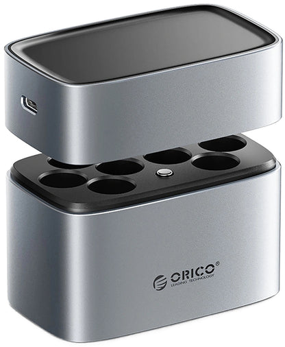 Chargeur de Batteries Orico EV8, AA, Gris