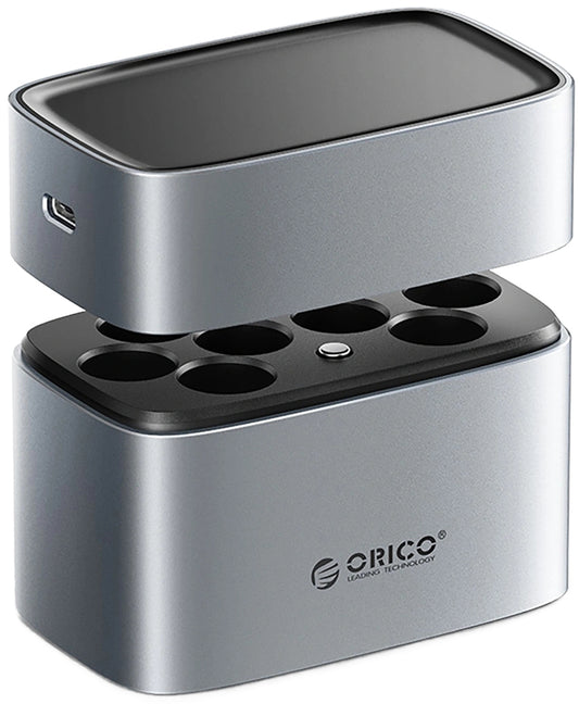 Chargeur de Batteries Orico EV8, AA, Gris