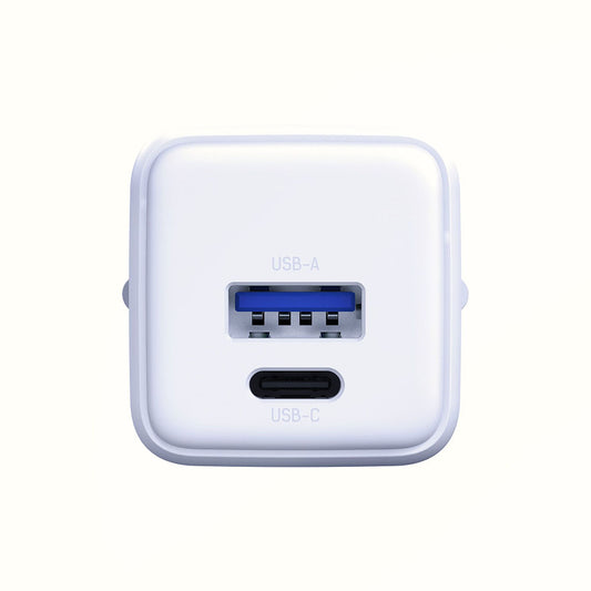 3MK Hyper Network Charger, 20W, 3A, 1 x USB-A - 1 x USB-C, White