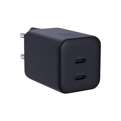 Chargeur secteur 3MK Hyper, 45W, 2 x USB-C, Noir
